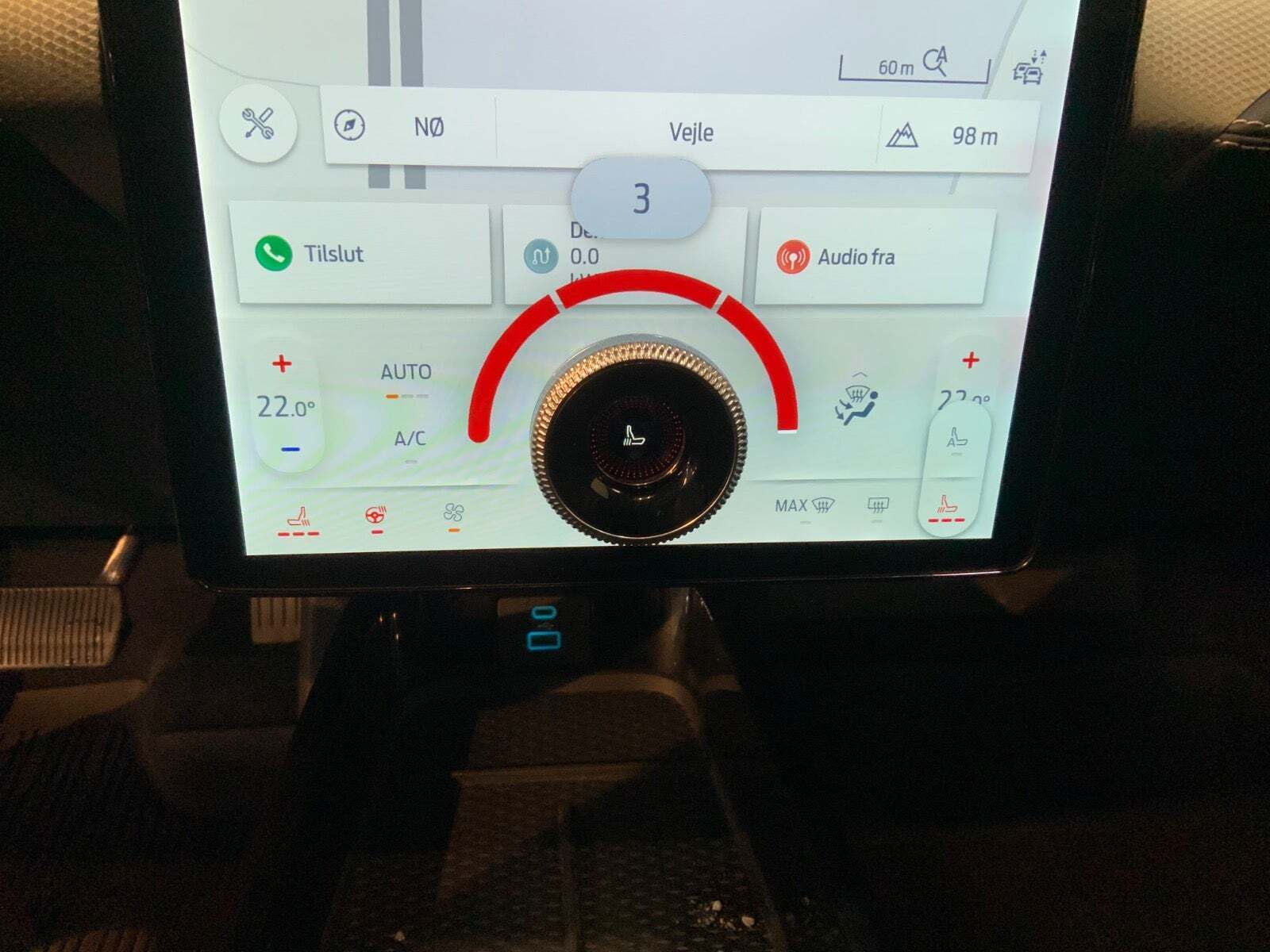 Sølv Ford Mustang Mach-E fra 2021