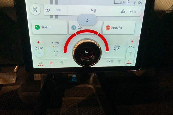 Sølv Ford Mustang Mach-E fra 2021