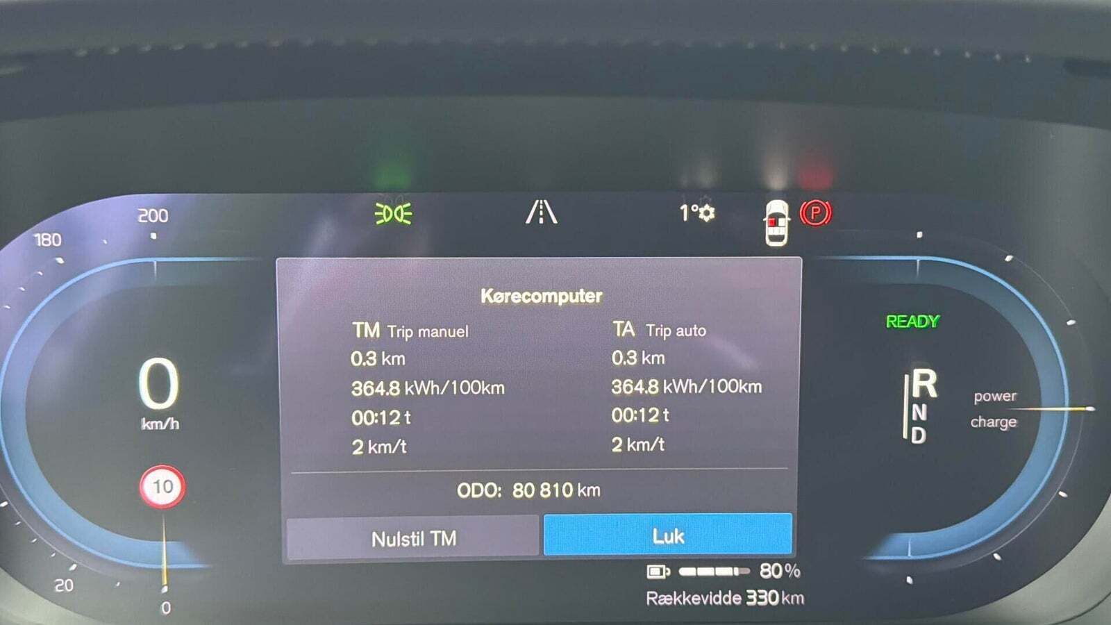 Sort Volvo XC40 fra 2022