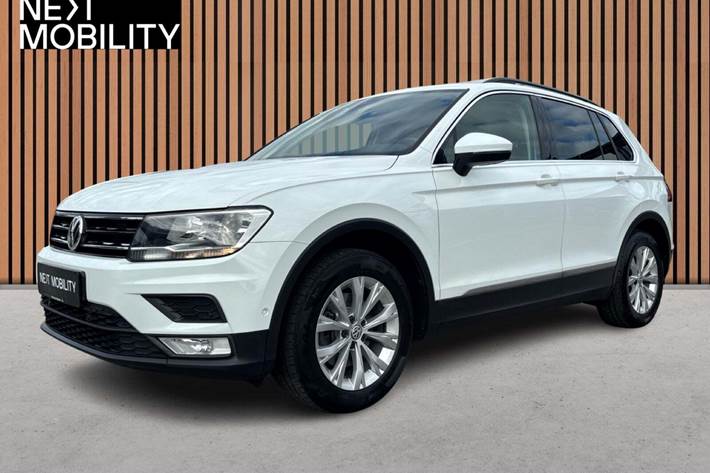 Hvid VW Tiguan fra 2017