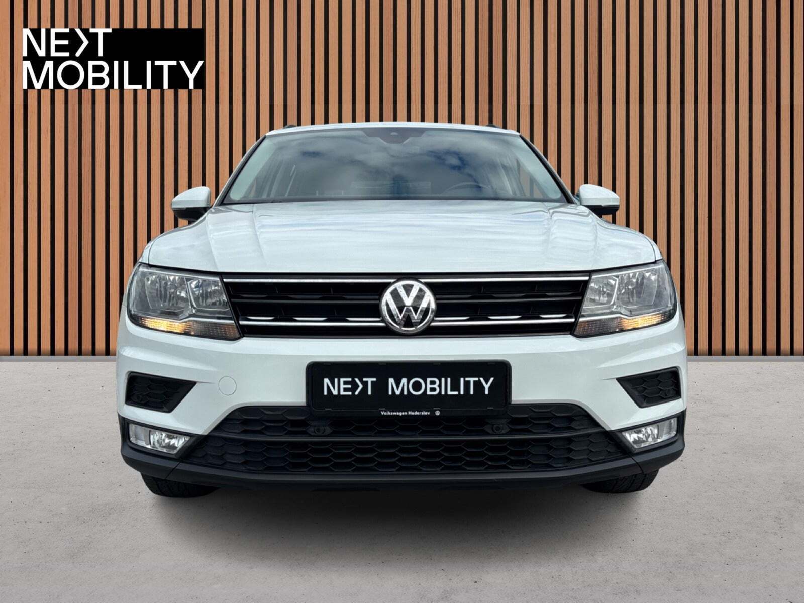 Hvid VW Tiguan fra 2017