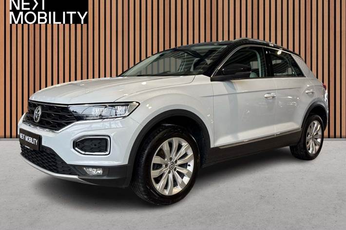 Hvid VW T-Roc fra 2019