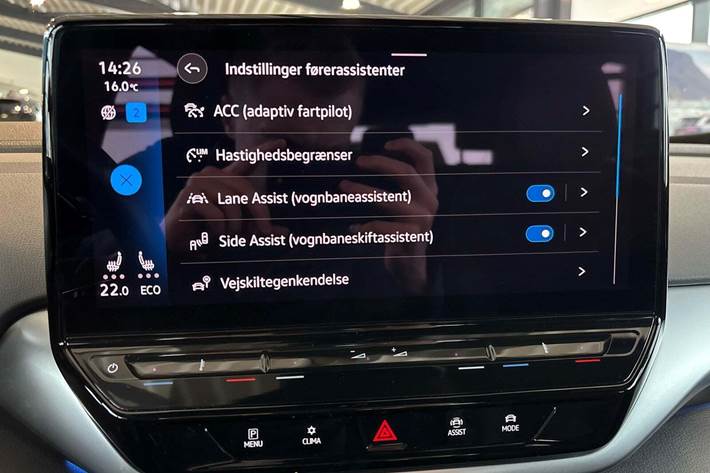 Blå VW ID.4 fra 2022