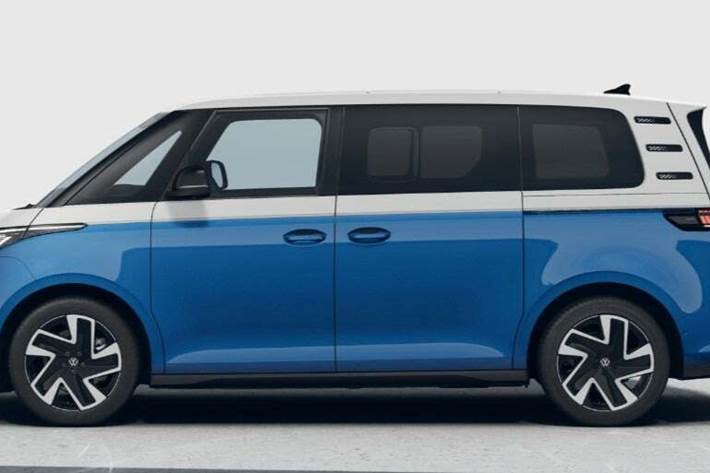 Blå VW ID.Buzz fra 2026