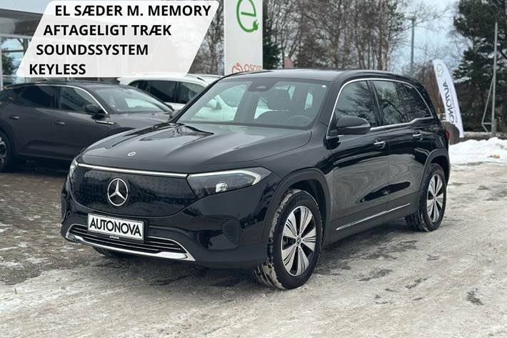 Sort Mercedes EQB 250+ fra 2024