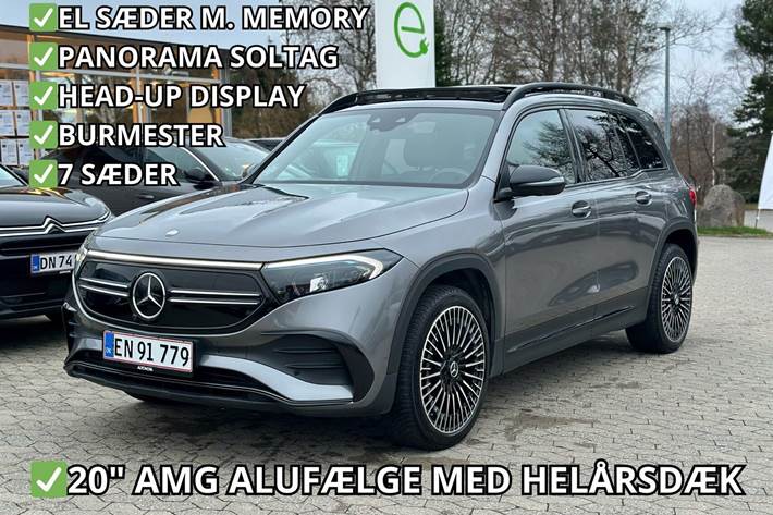 Grå Mercedes EQB 350 fra 2023
