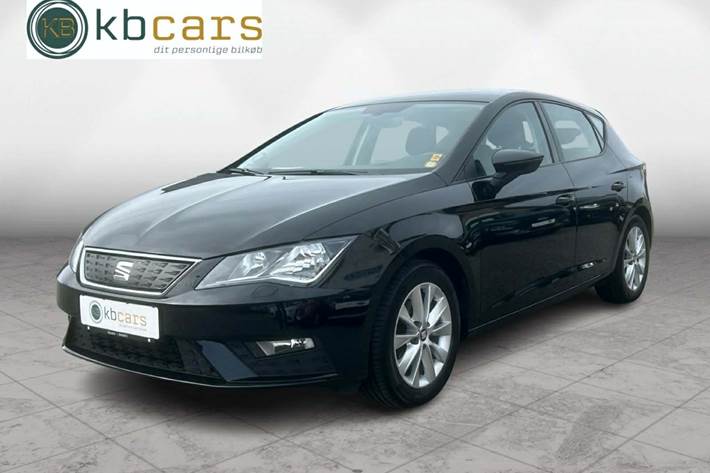 Sort Seat Leon fra 2019 set udefra