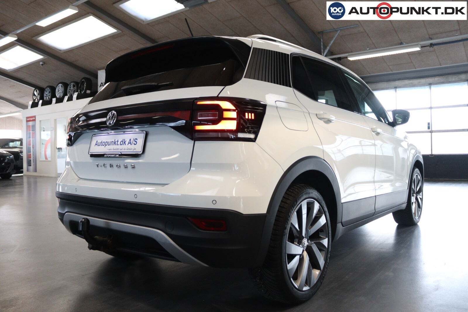 Hvid VW T-Cross fra 2019