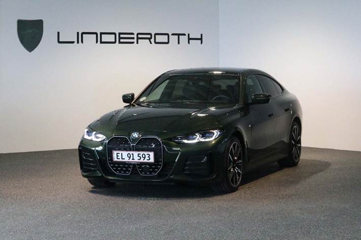 Grøn BMW i4 fra 2023