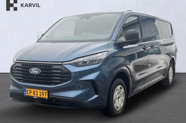 Blå Ford Transit Custom 300L fra 2025