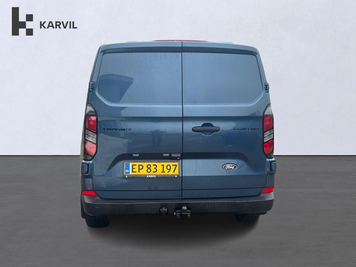 Blå Ford Transit Custom 300 L2 fra 2025