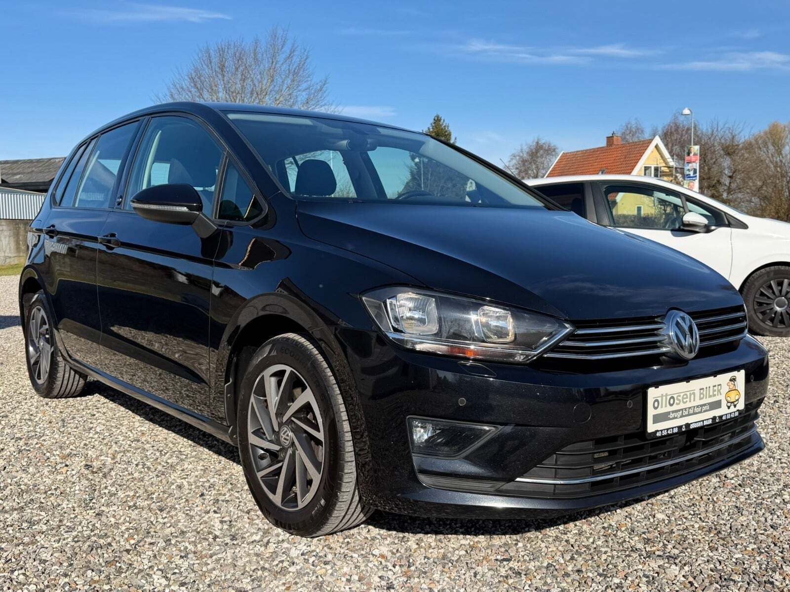 Sort VW Golf Sportsvan fra 2018