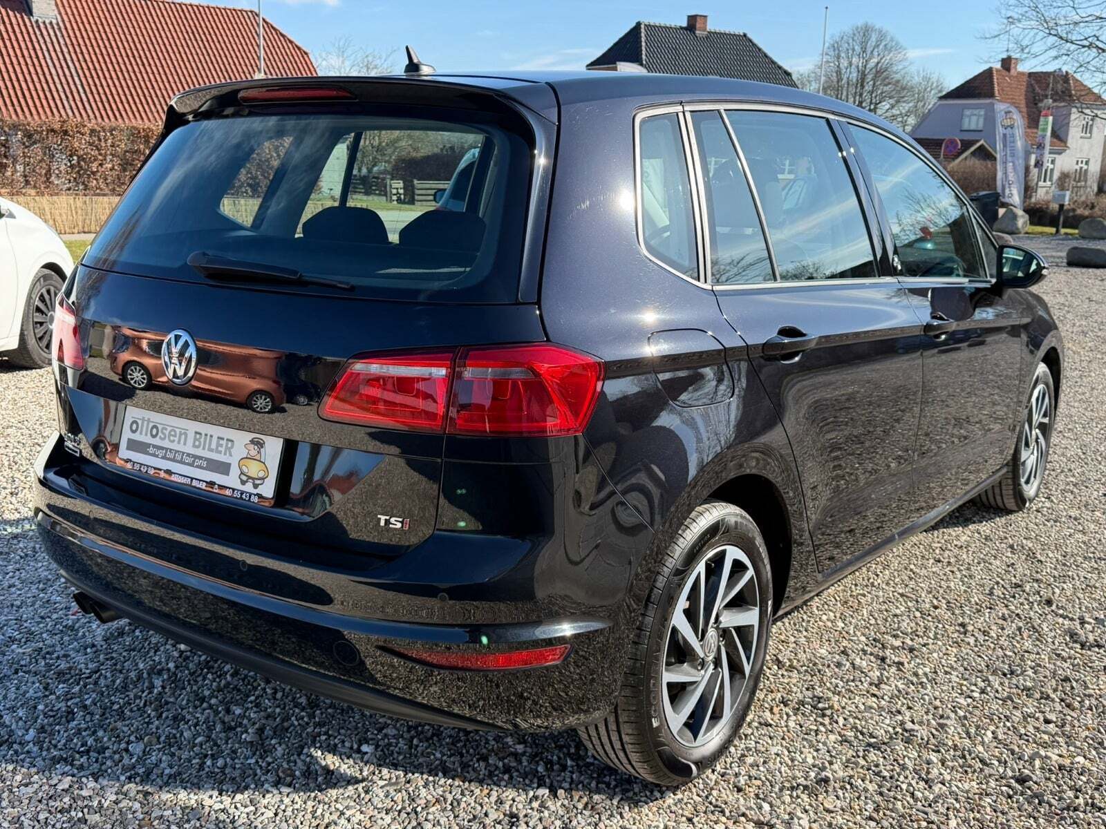Sort VW Golf Sportsvan fra 2018