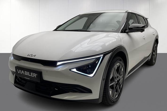 Hvid Kia EV6 fra 2025