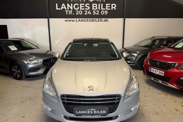 Grå Peugeot 508 fra 2014