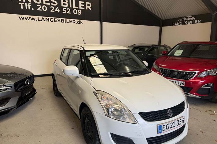 Hvid Suzuki Swift fra 2011