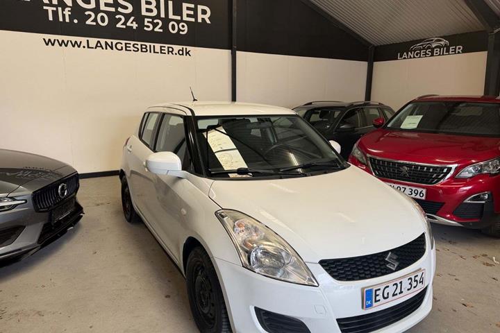 Hvid Suzuki Swift fra 2011