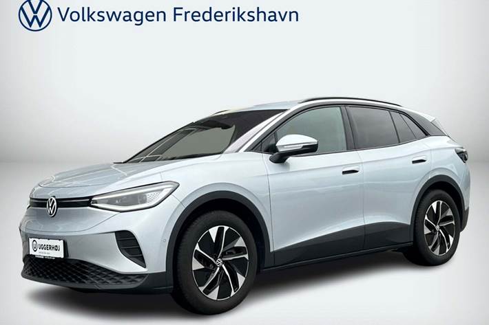 Sølv VW ID.4 fra 2025 set udefra