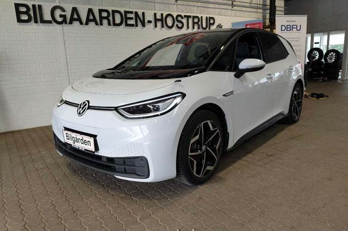 Hvid VW ID.3 fra 2021