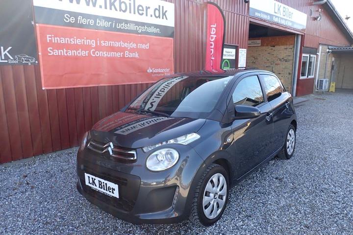Sort Citroën C1 fra 2016 set udefra