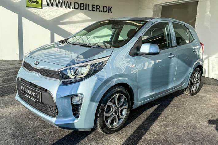 Blå Kia Picanto fra 2019