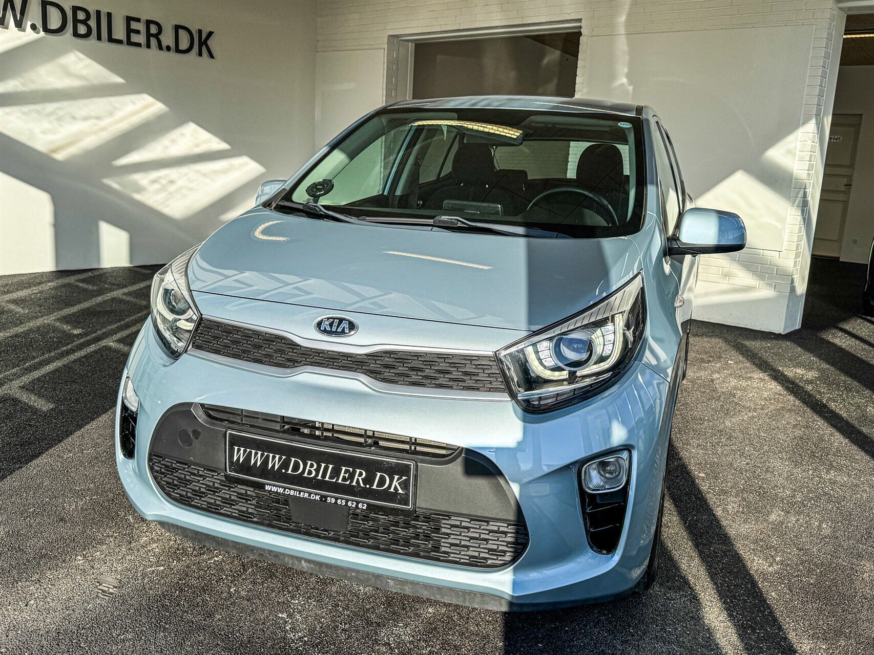 Blå Kia Picanto fra 2019