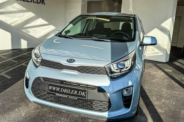 Blå Kia Picanto fra 2019