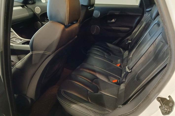 Hvid Land Rover Range Rover evoque fra 2013