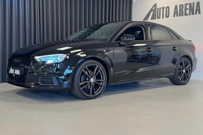 Sort Audi A3 fra 2017