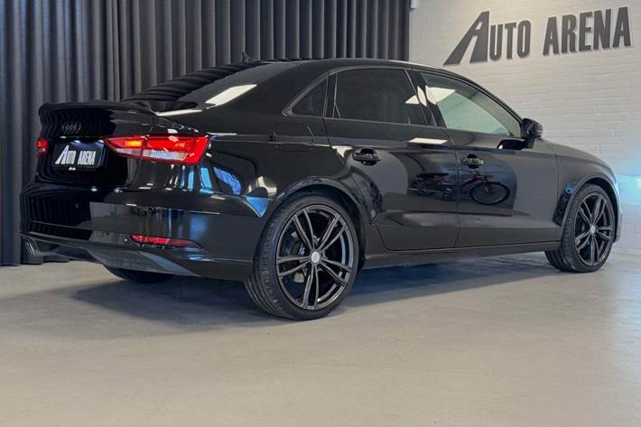 Sort Audi A3 fra 2017