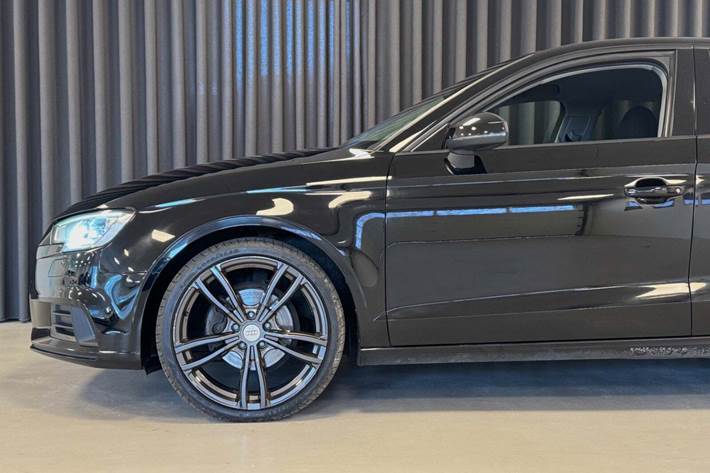 Sort Audi A3 fra 2017
