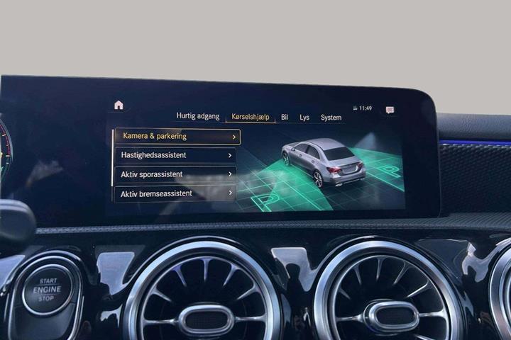Sort Mercedes A250 e fra 2020