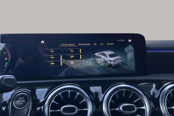 Sort Mercedes A250 e fra 2020