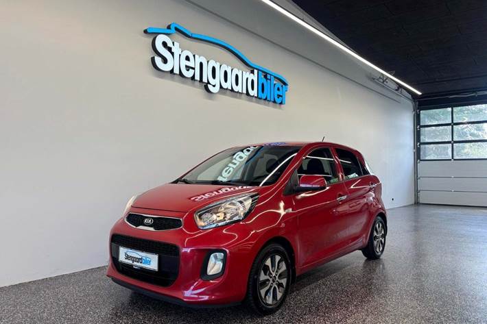 Rød Kia Picanto fra 2016