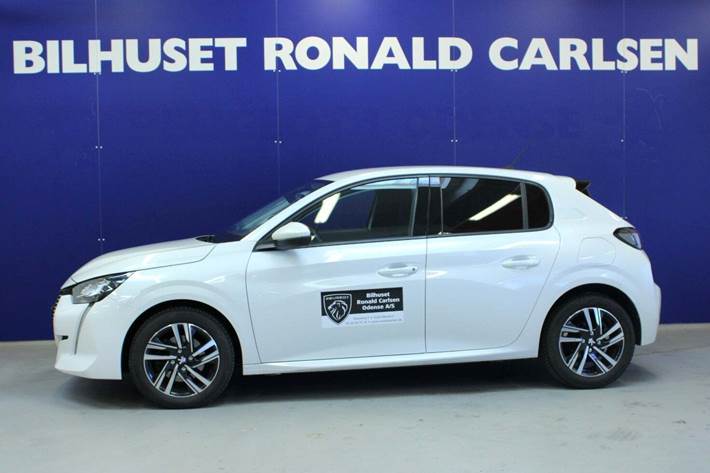 Hvid Peugeot 208 fra 2021
