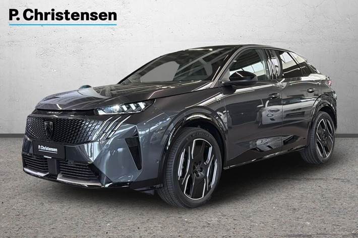 Grå Peugeot e-3008 fra 2024