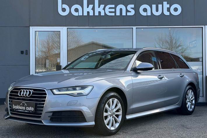 Sølv Audi A6 fra 2017