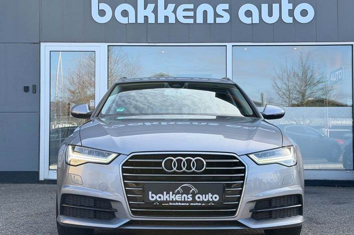 Sølv Audi A6 fra 2017