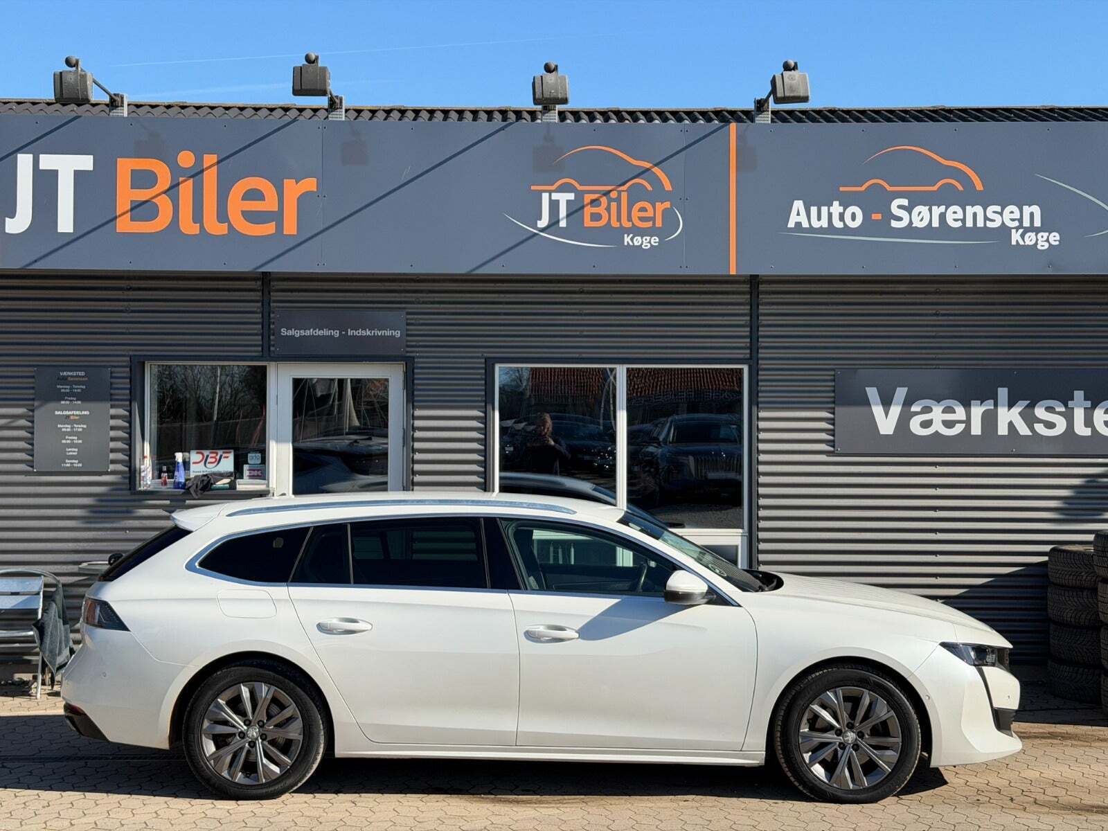 Hvid Peugeot 508 fra 2020