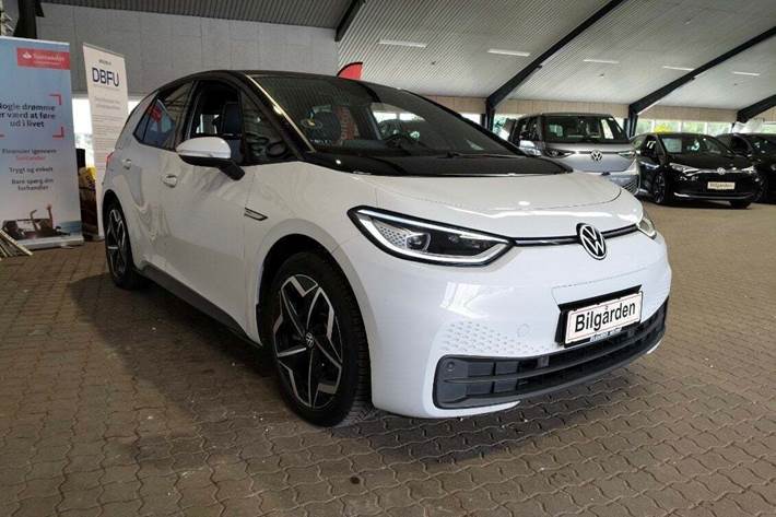 Hvid VW ID.3 fra 2021