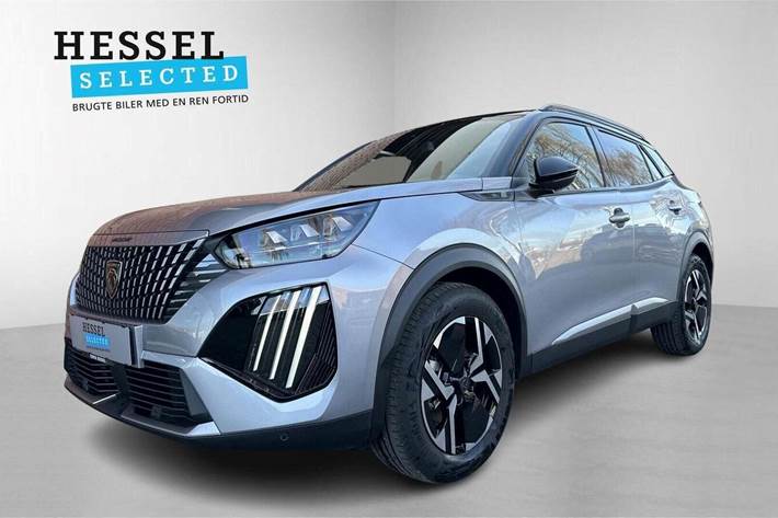Grå Peugeot e-2008 fra 2025