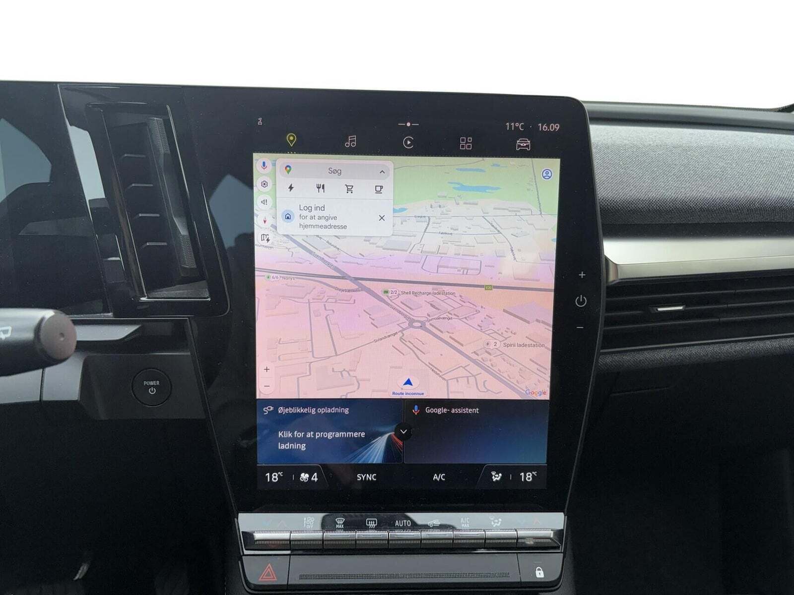 Grå Renault Megane E-Tech fra 2022