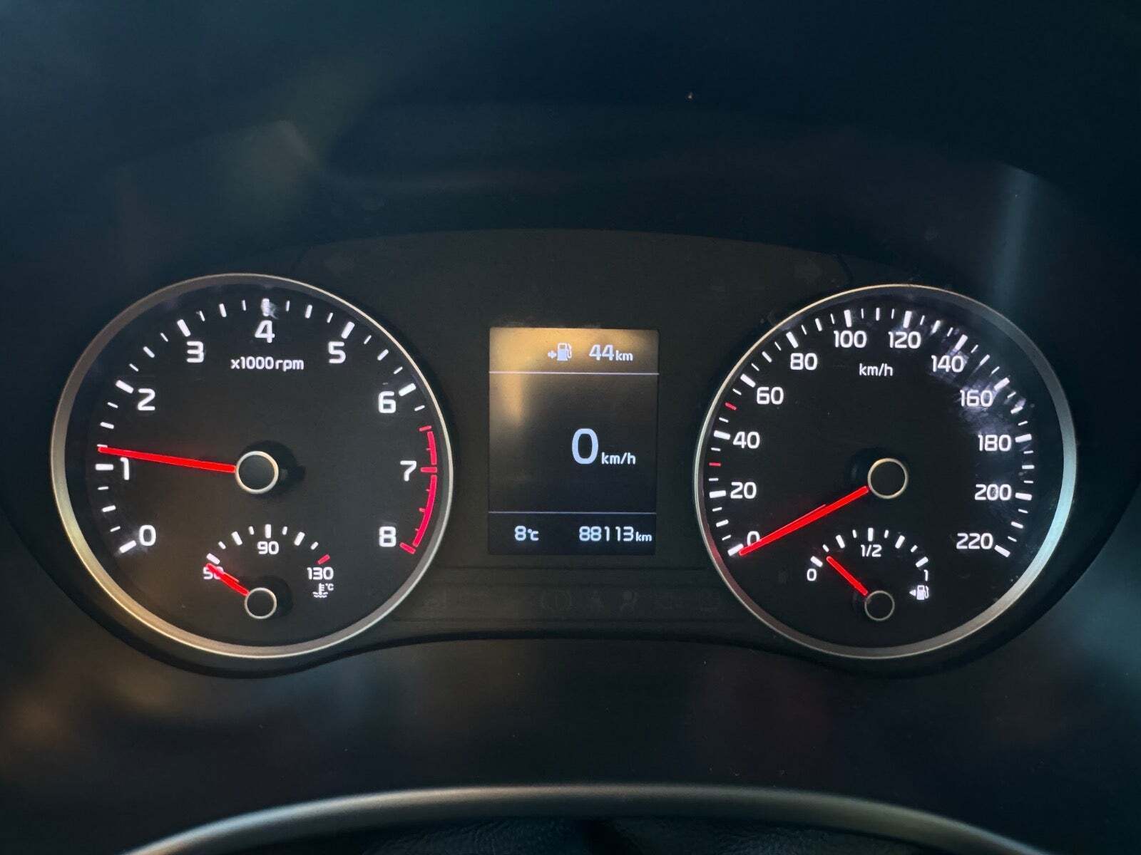 Sort Kia Rio fra 2017