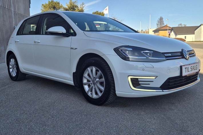 Hvid VW e-Golf VII fra 2019