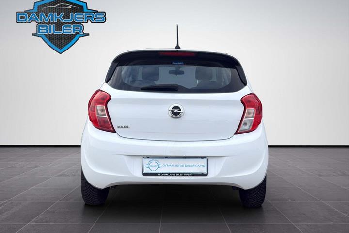 Hvid Opel Karl fra 2016