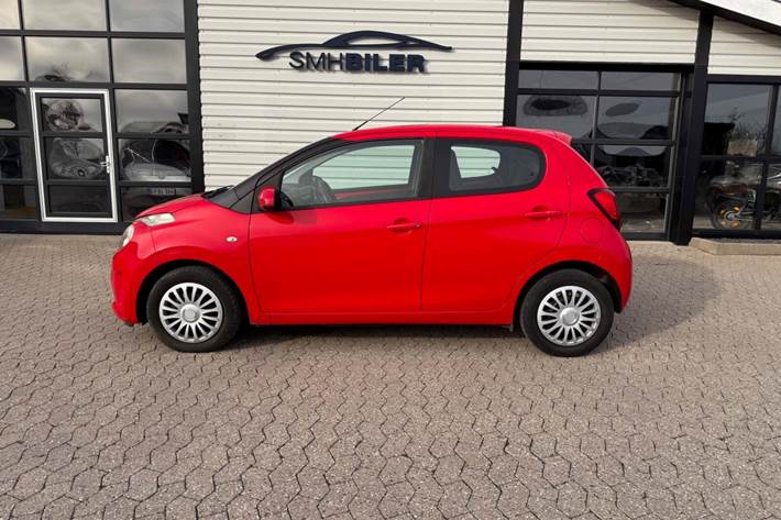 Rød Citroën C1 fra 2015