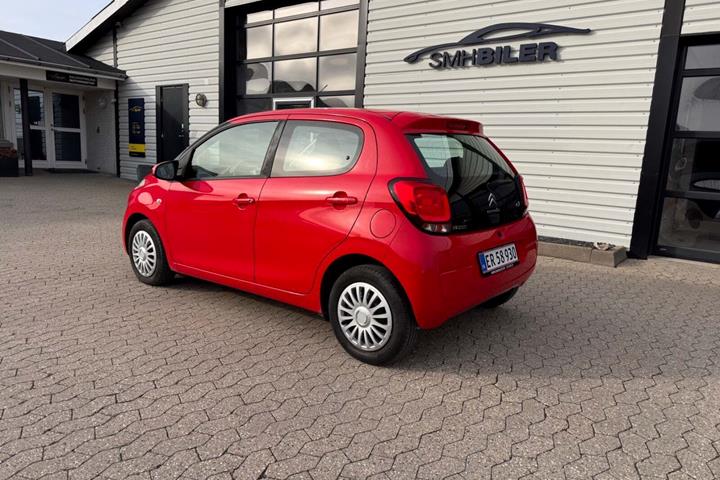 Rød Citroën C1 fra 2015