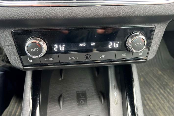 Grøn Skoda Kamiq fra 2020