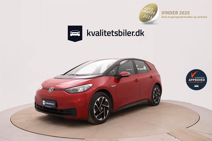 Rød VW ID.3 fra 2022