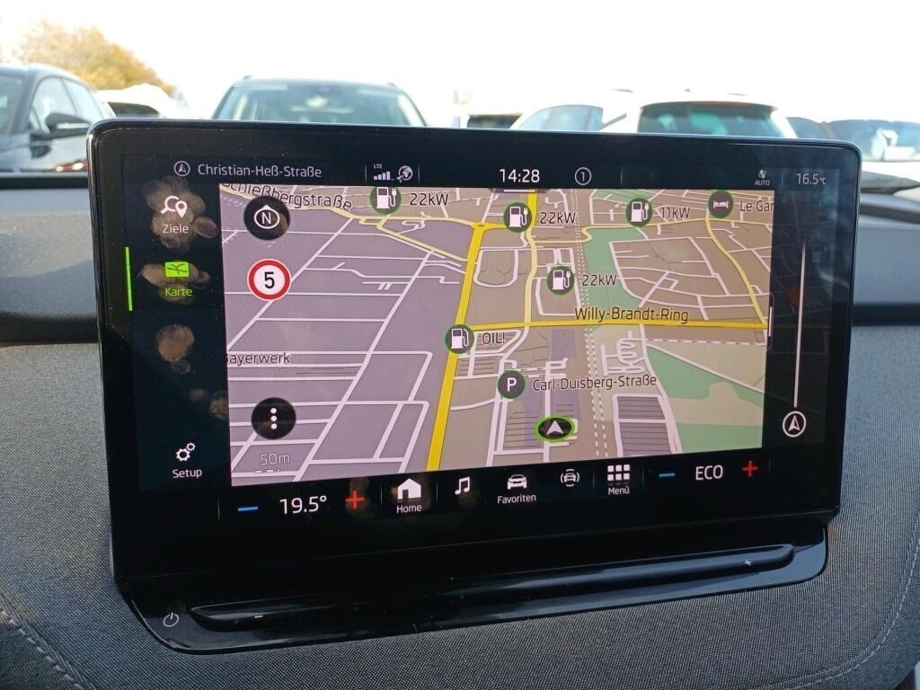 Sort Skoda Enyaq fra 2023